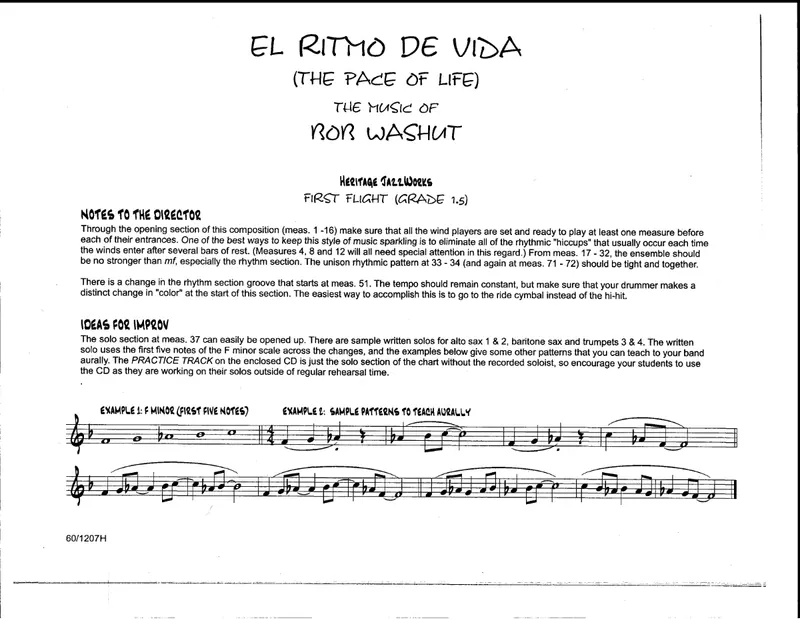 El Ritmo De Vida score preview