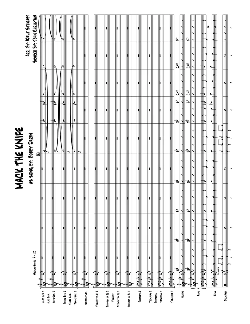 Mack The Knife score preview