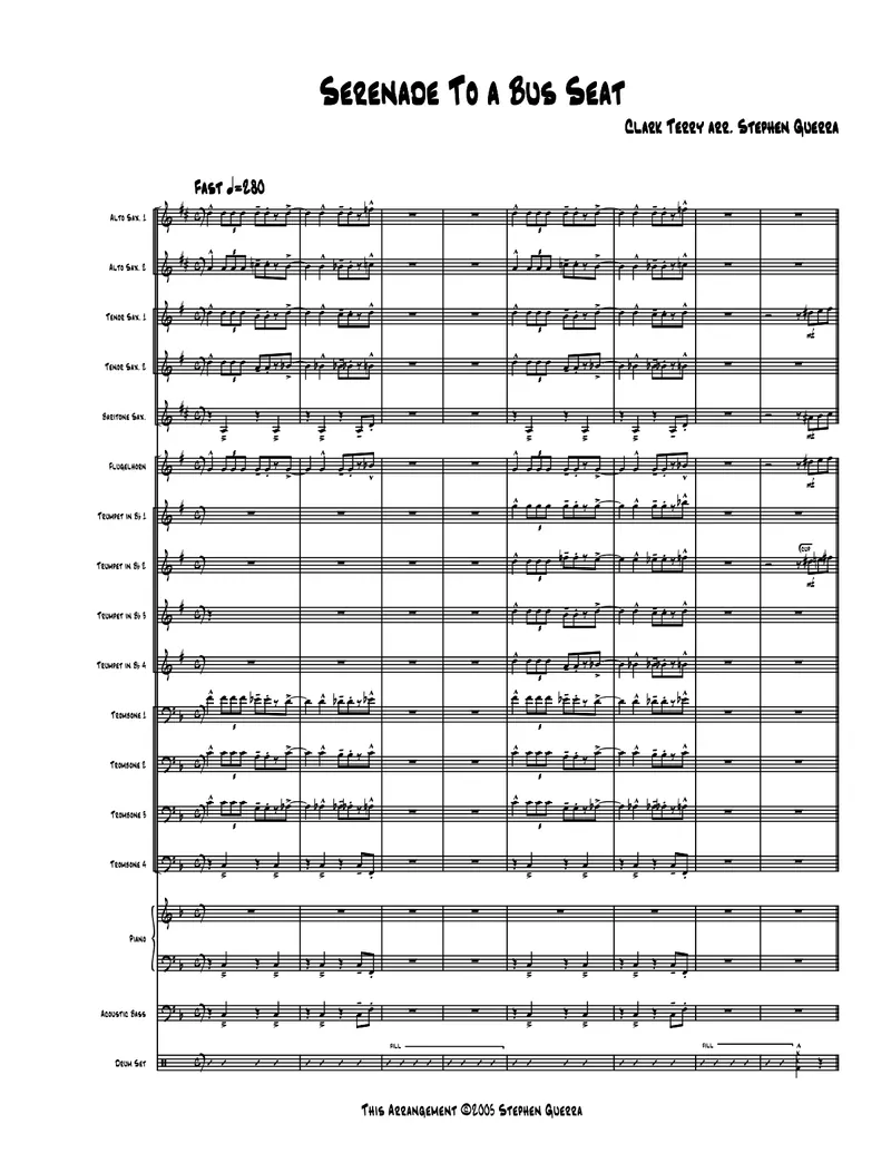 Serenade To A Bus Seat preview page 1