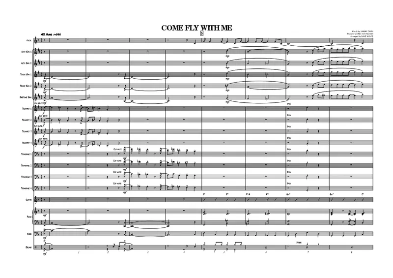 Come Fly With Me score preview