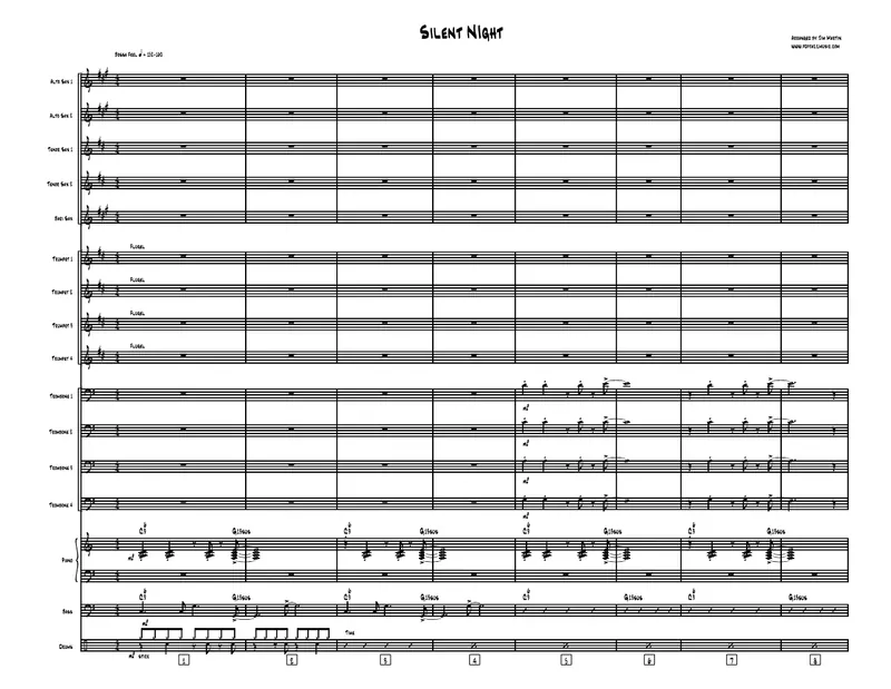 Silent Night score preview