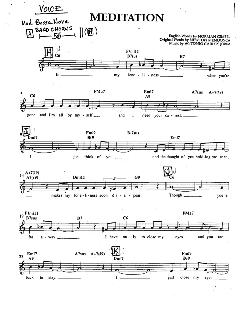 Meditation score preview