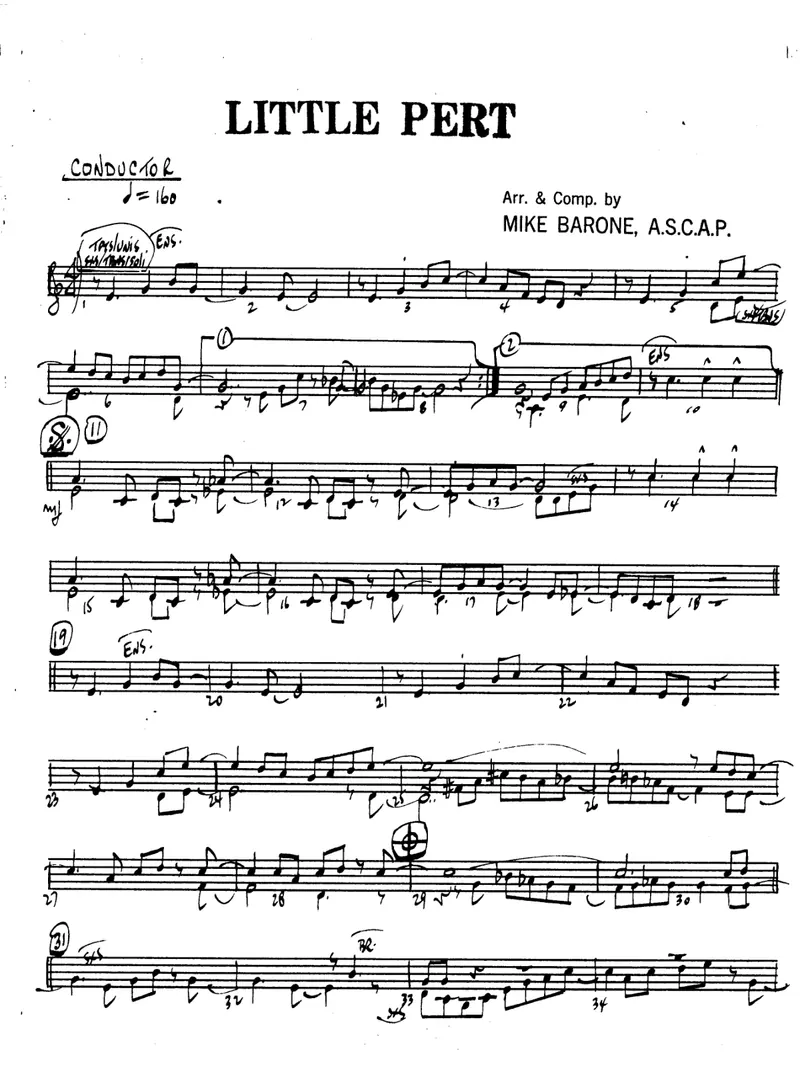 Little Pert score preview