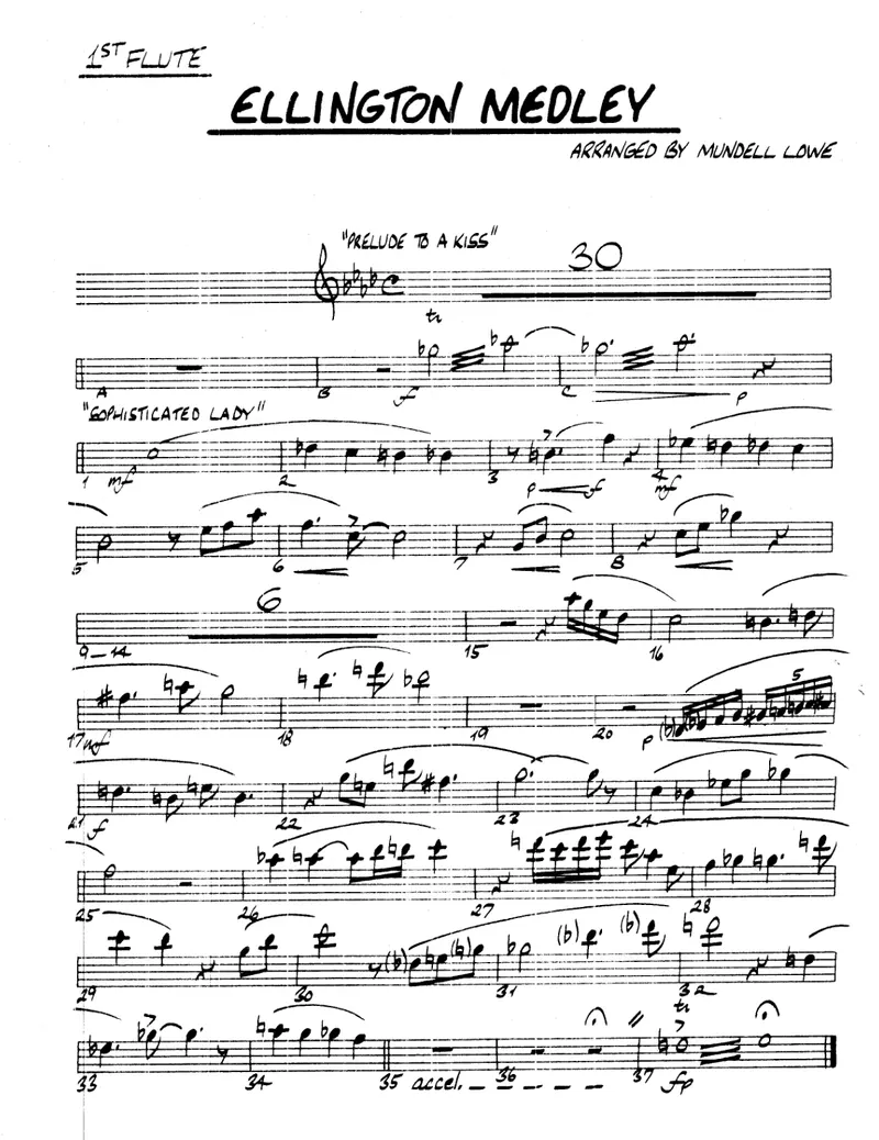 Ellington Medley score preview
