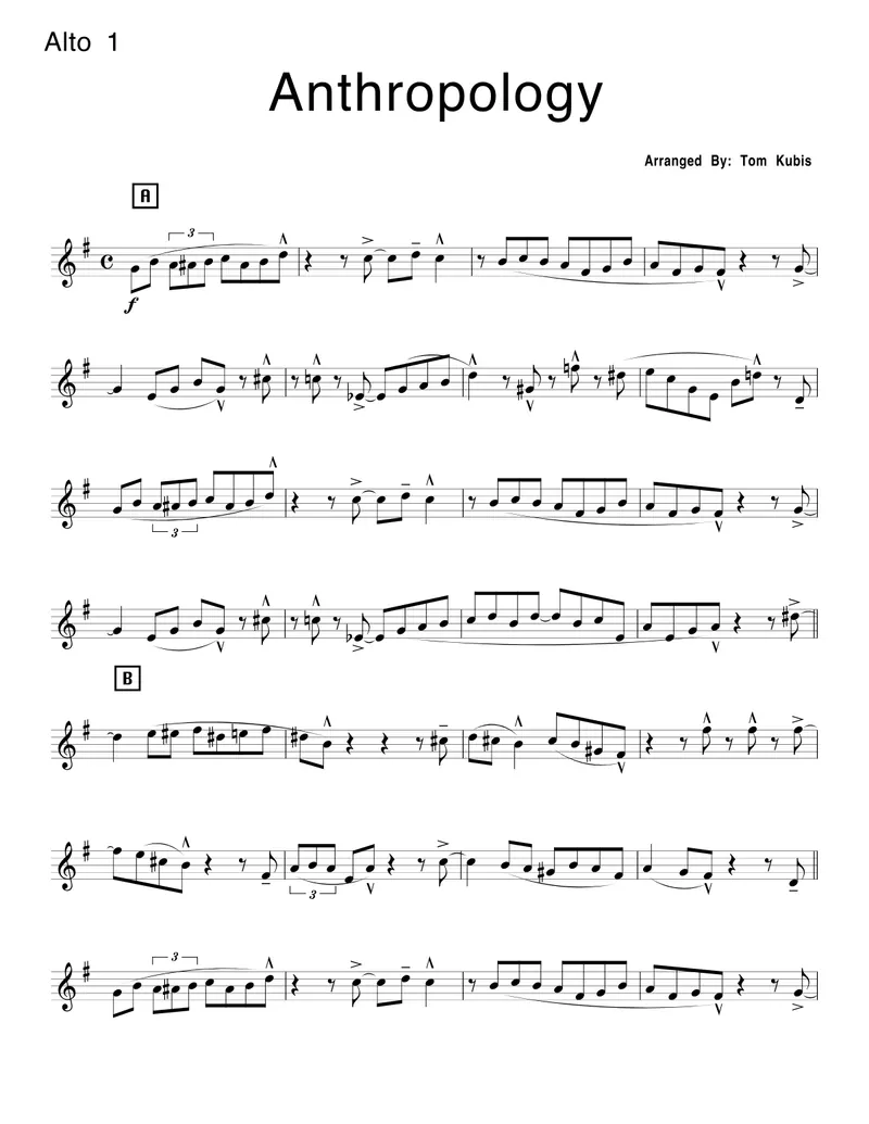 Anthropology score preview