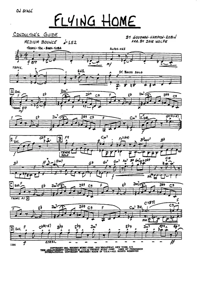 Flying Home score preview