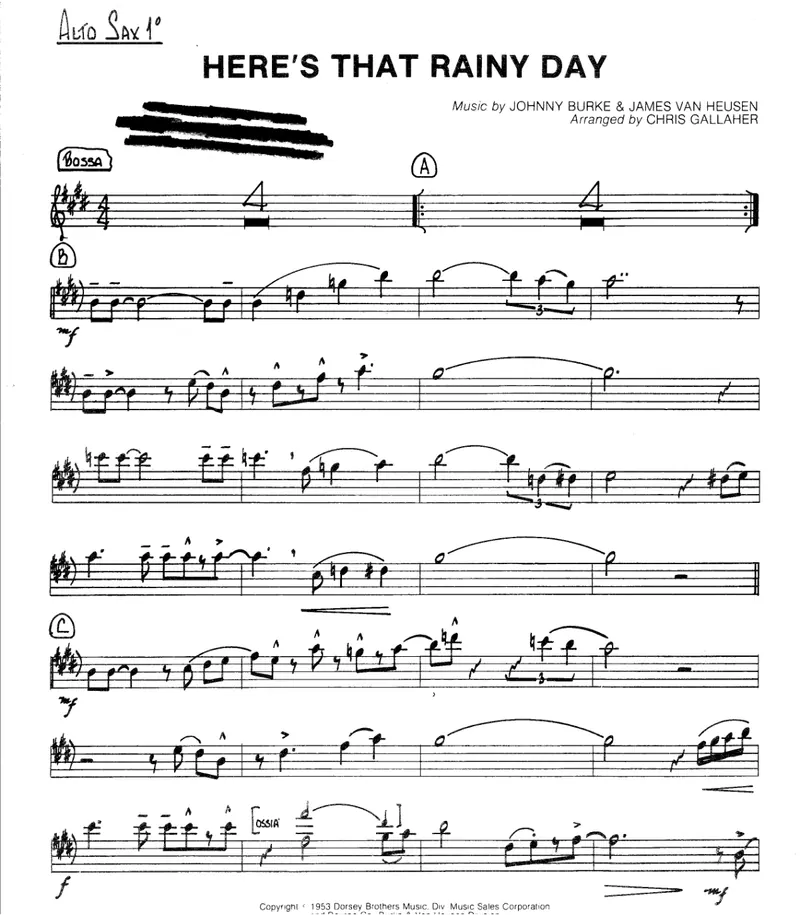 Here's That Rainy Day preview page 1