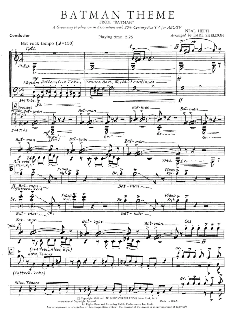 Batman Theme preview page 1