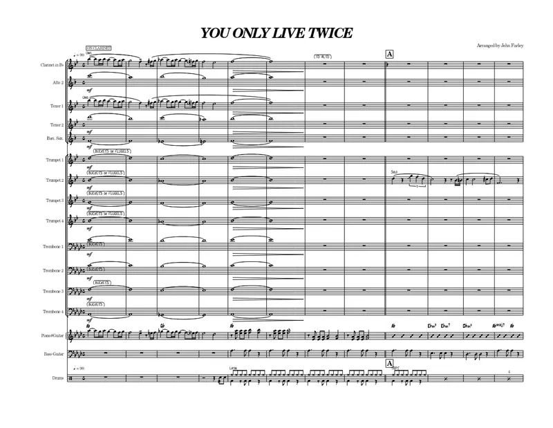 You Only Live Twice score preview