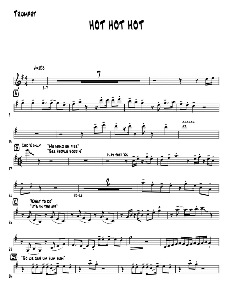 Hot Hot Hot score preview