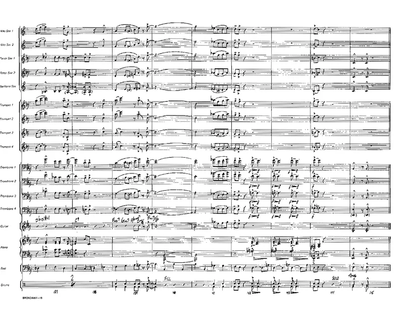 Broadway score preview