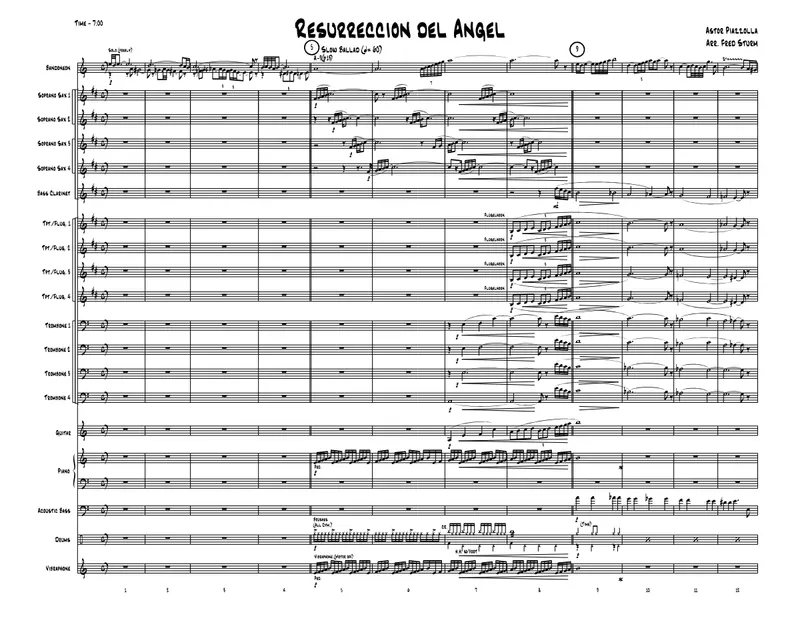 Resurreccion Del Angel score preview