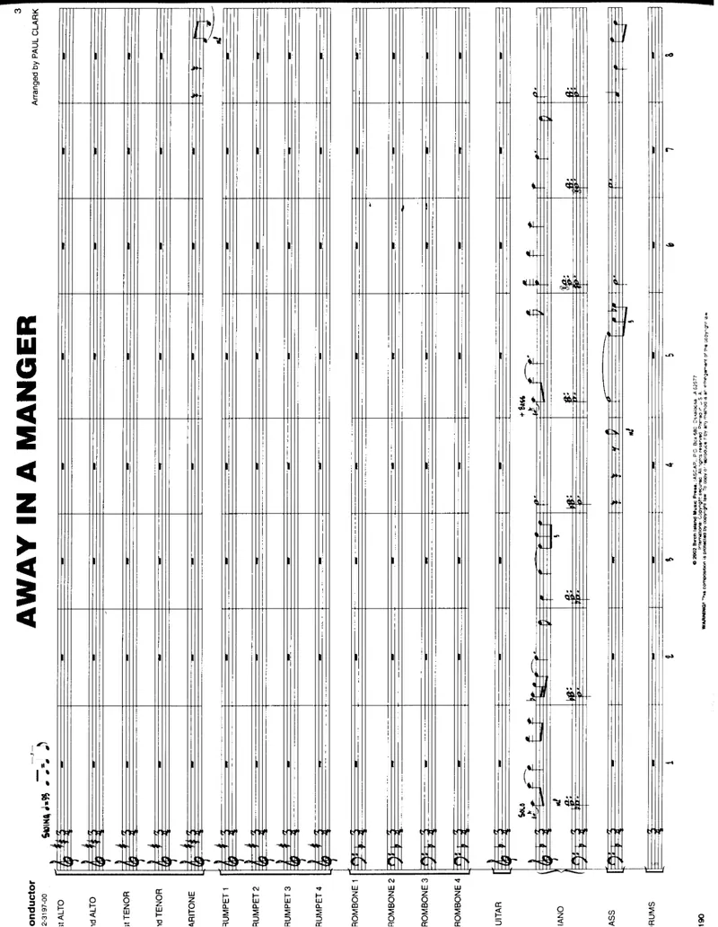 Away In A Manger score preview