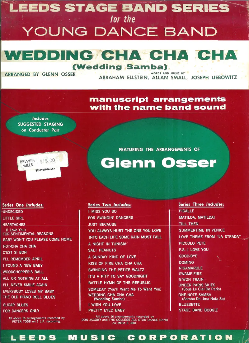 Wedding Cha Cha Cha score preview