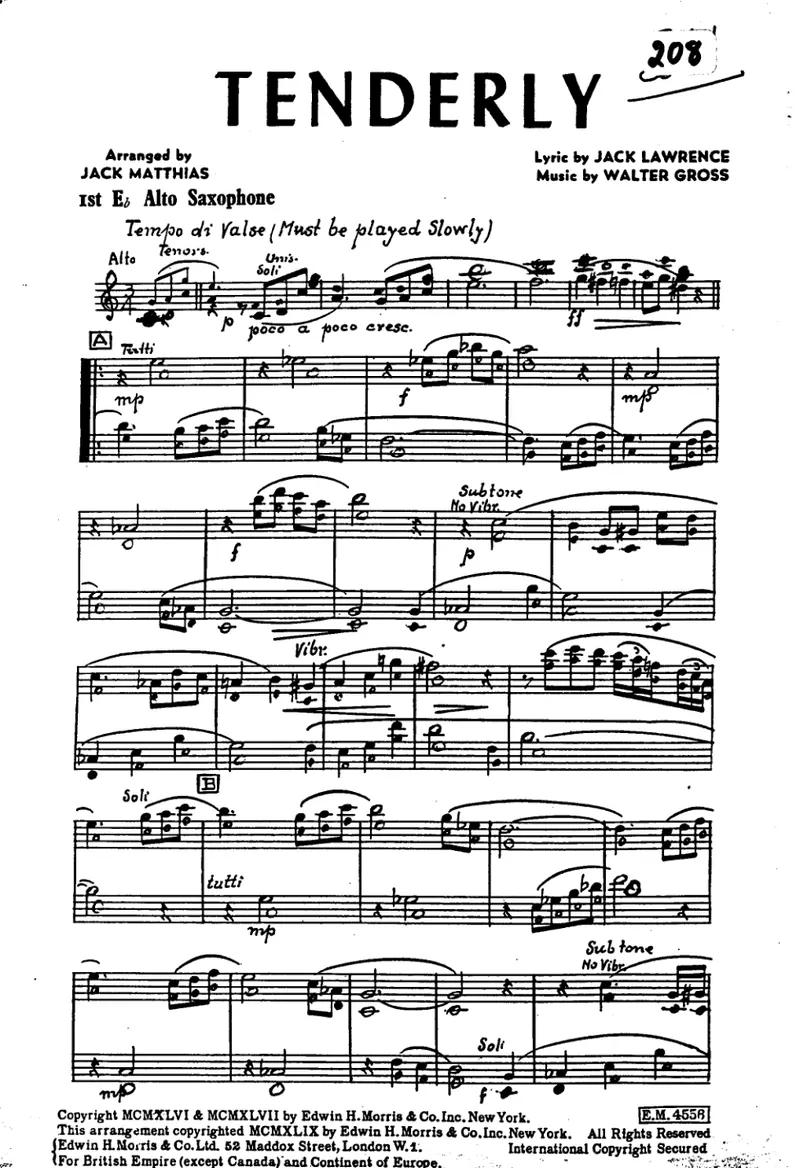 Tenderly score preview