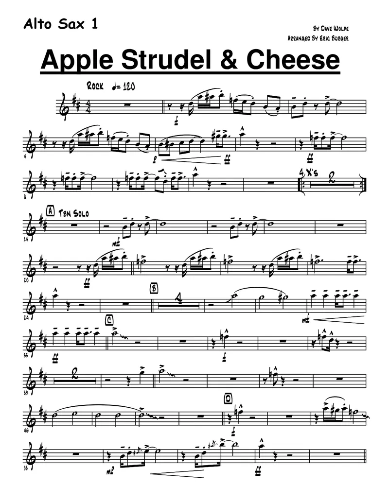 Apple Strudel & Cheese score preview