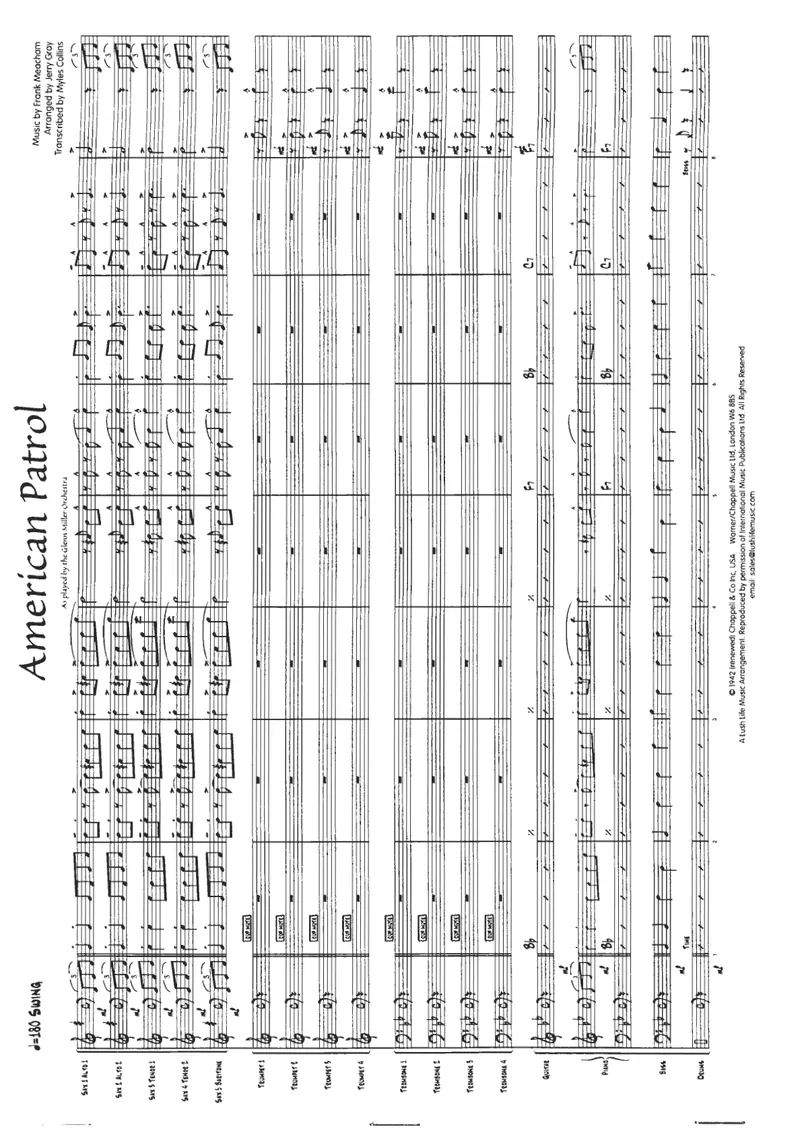 American Patrol score preview