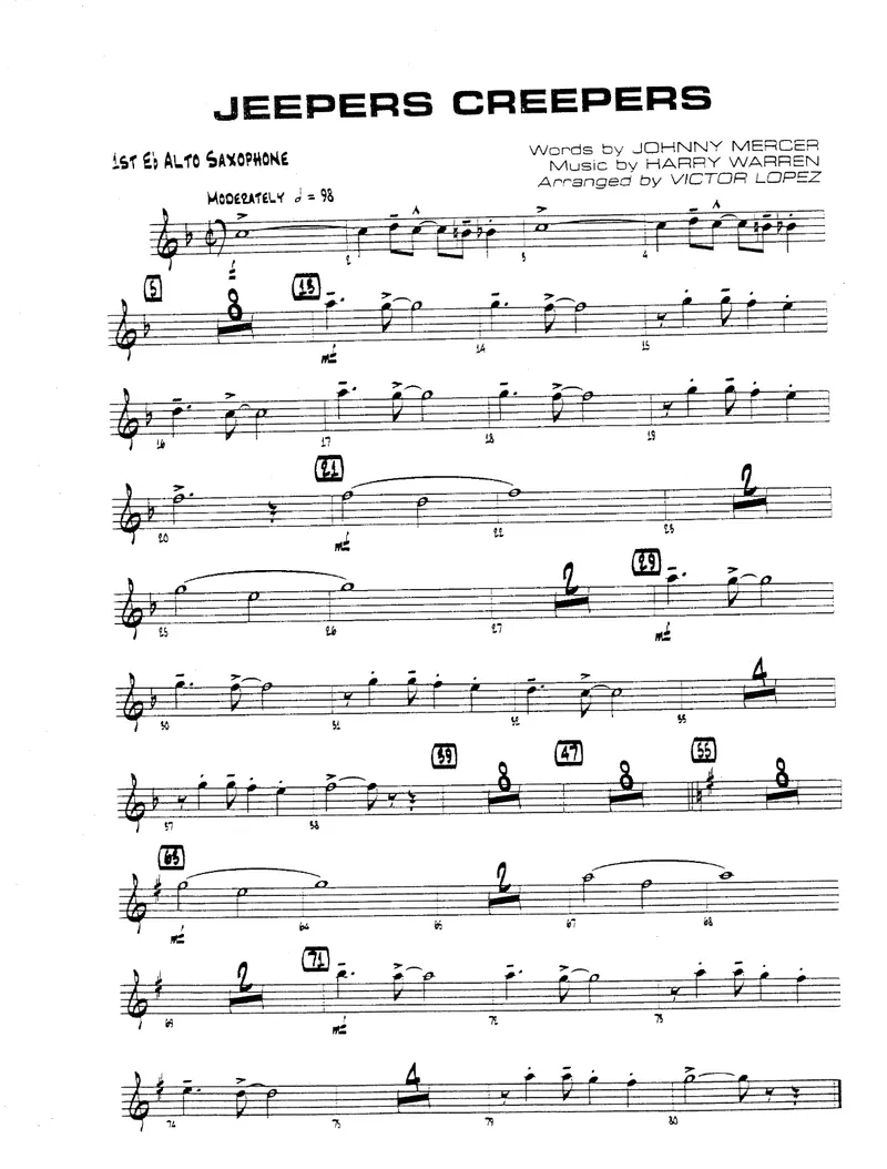 Jeepers Creepers score preview