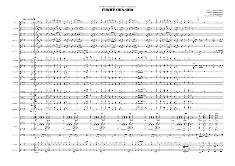 Funky Cha-Cha score preview