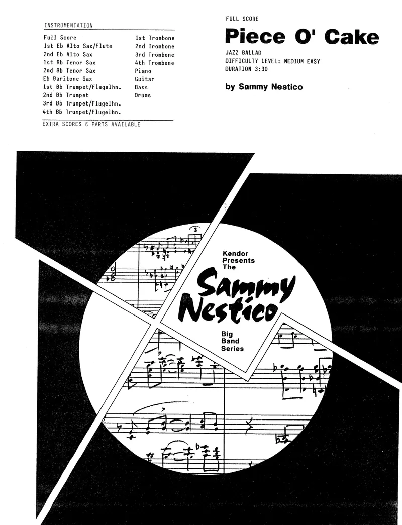 Piece O' Cake score preview