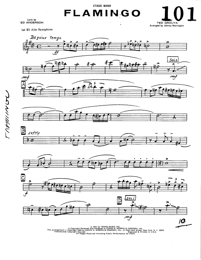 Flamingo score preview