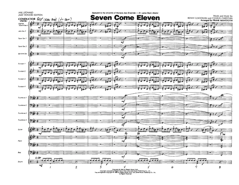 Seven Come Eleven score preview