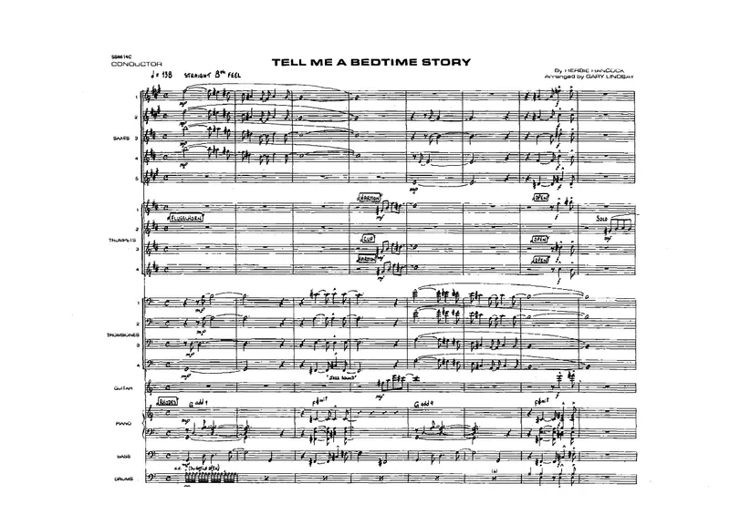 Tell Me A Bedtime Story score preview