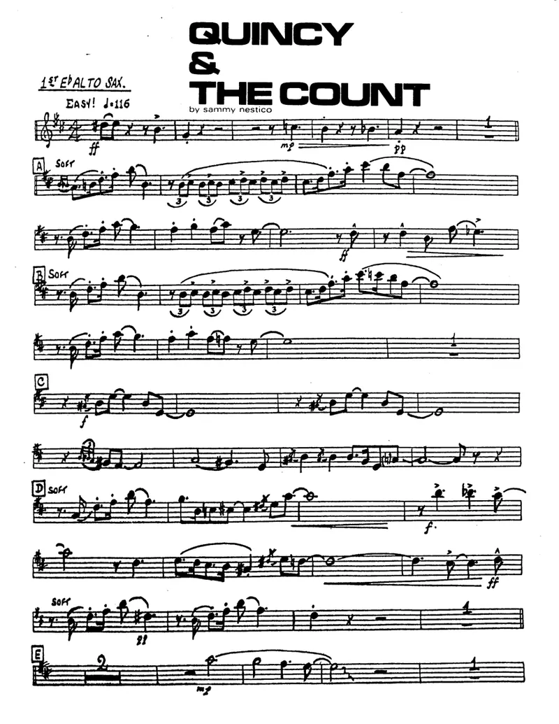 Quincy & The Count score preview