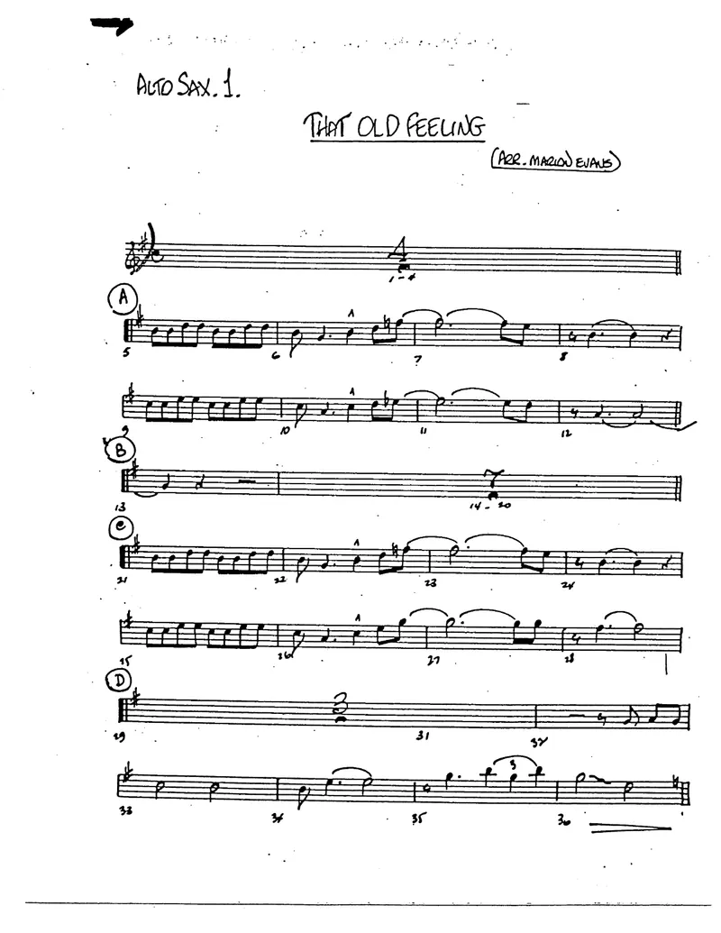 That Old Feeling score preview