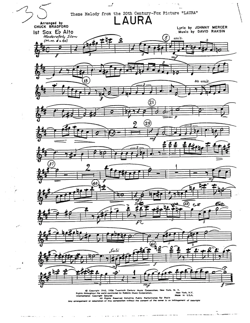 Laura score preview