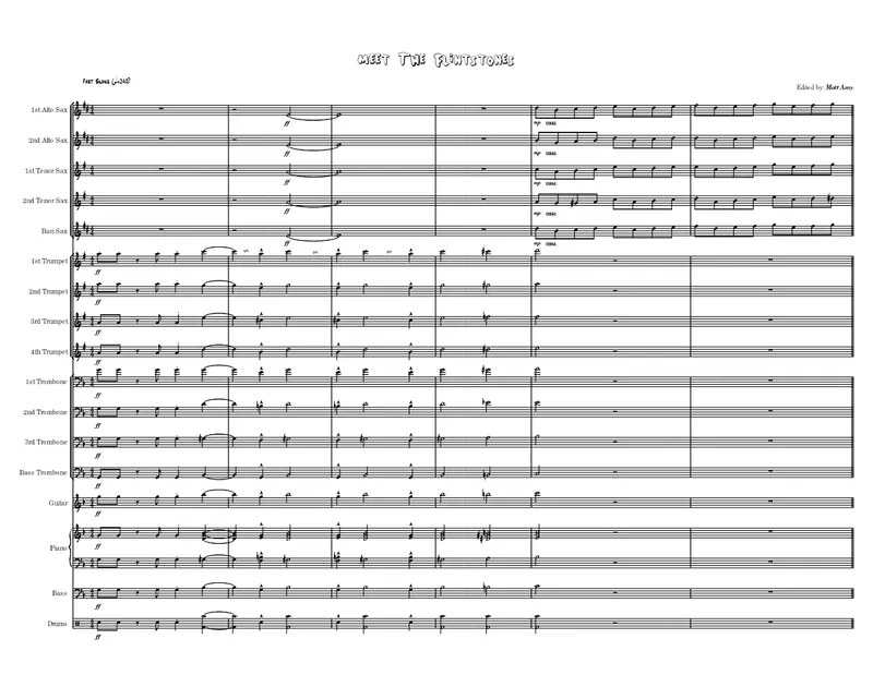 Meet The Finstones score preview
