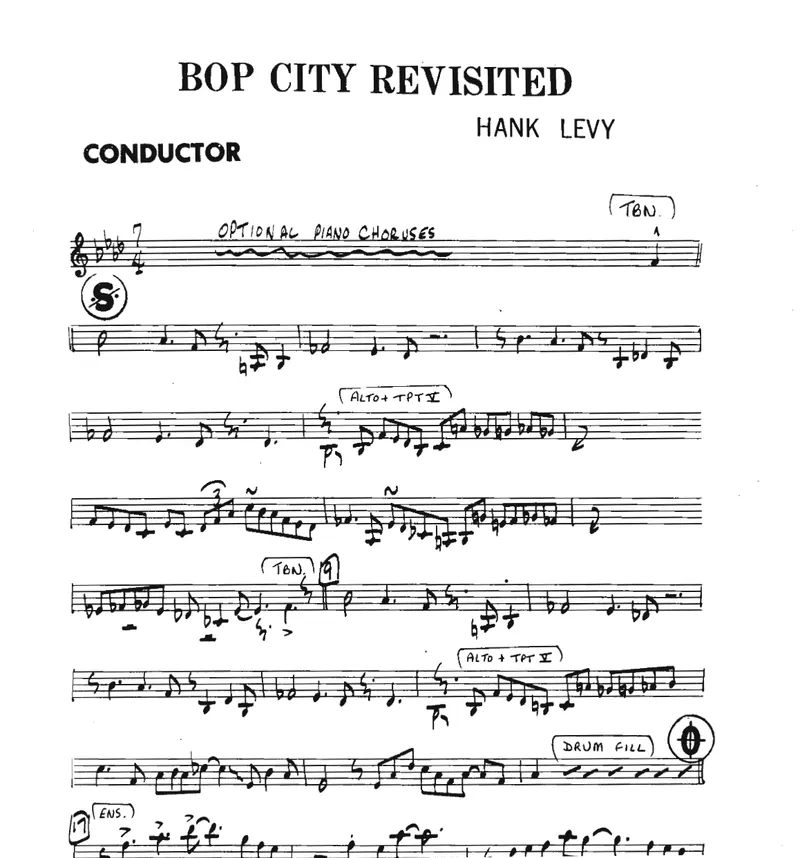 Bop City Revisited score preview