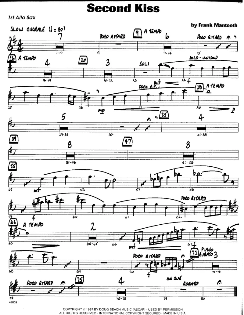 Second Kiss score preview