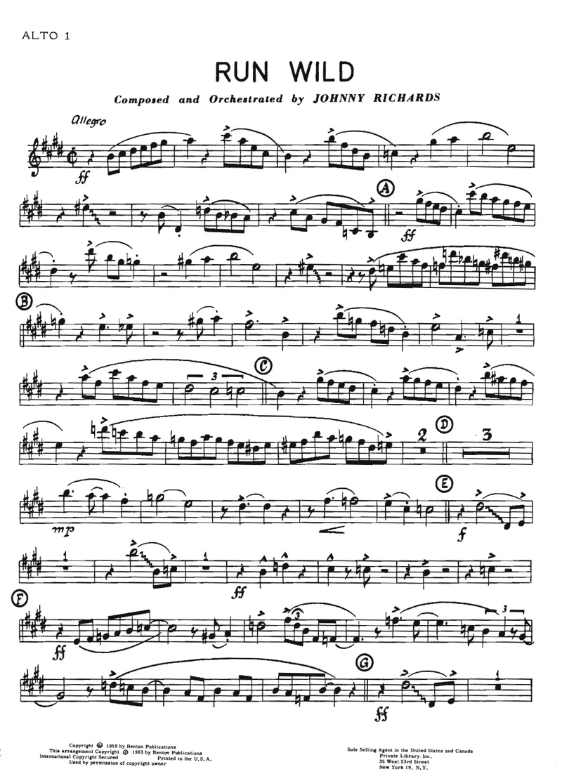 Run Wild score preview