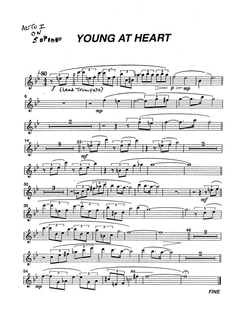 Young At Heart score preview
