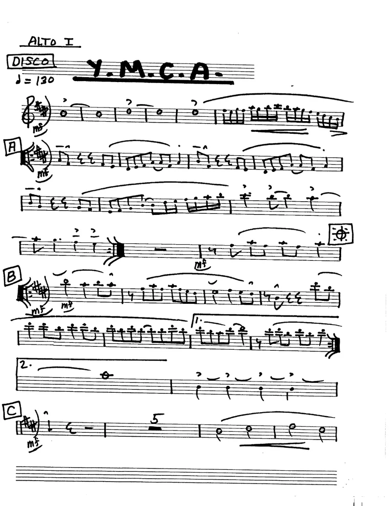 YMCA score preview