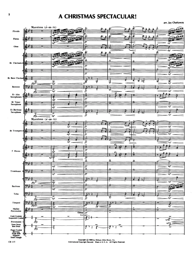 A Christmas Spectacular! score preview