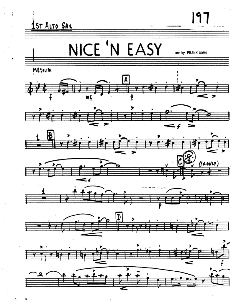 Nice 'N Easy score preview