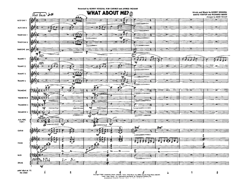 What About Me score preview