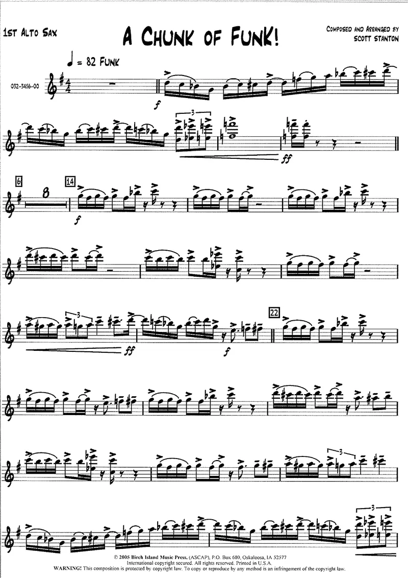 A Chunk Of Funk score preview