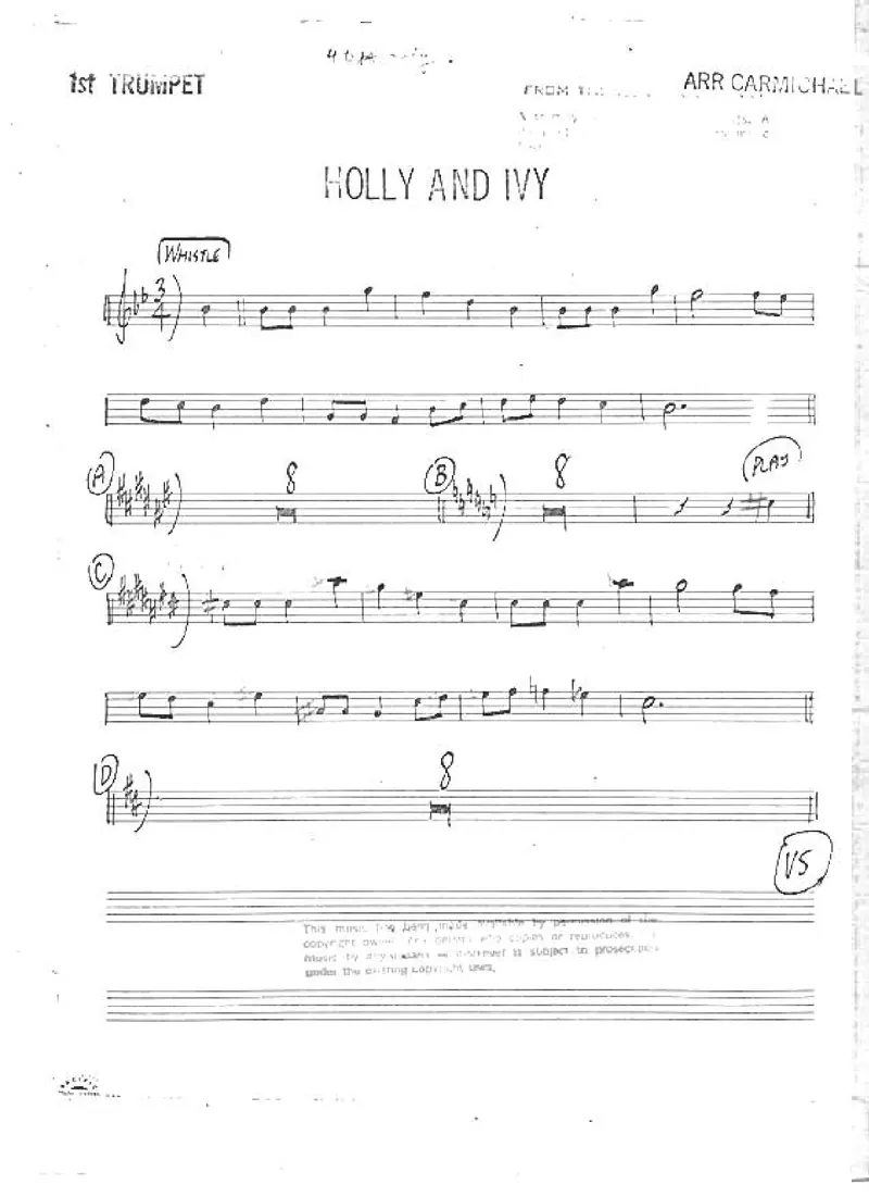 Holly And Ivy score preview