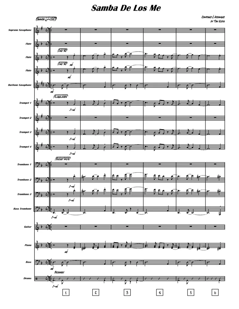 Samba De Los Me score preview