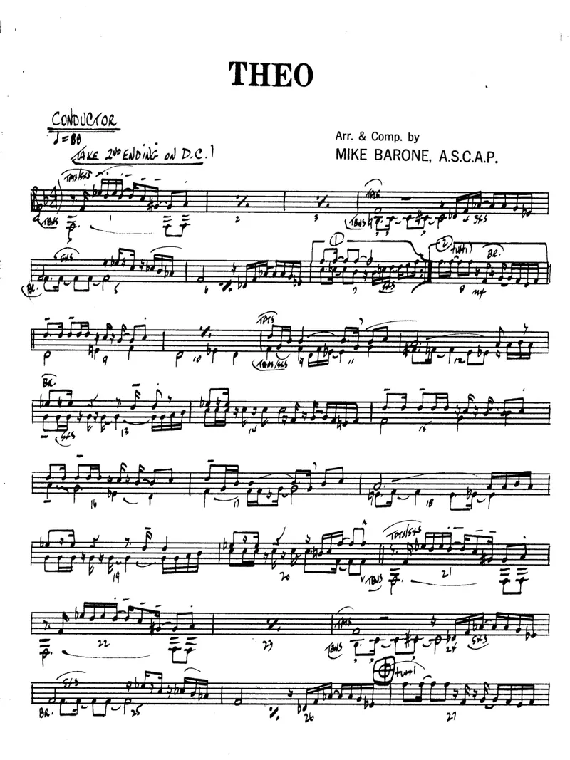 Theo score preview