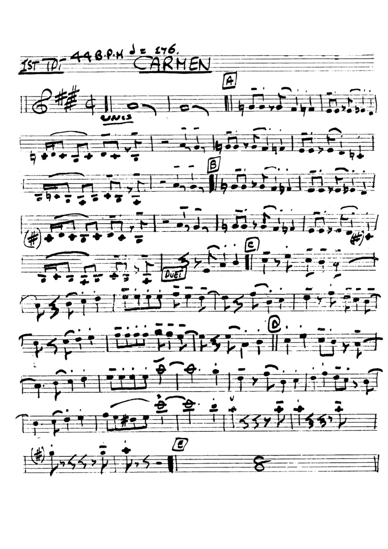 Carmen score preview
