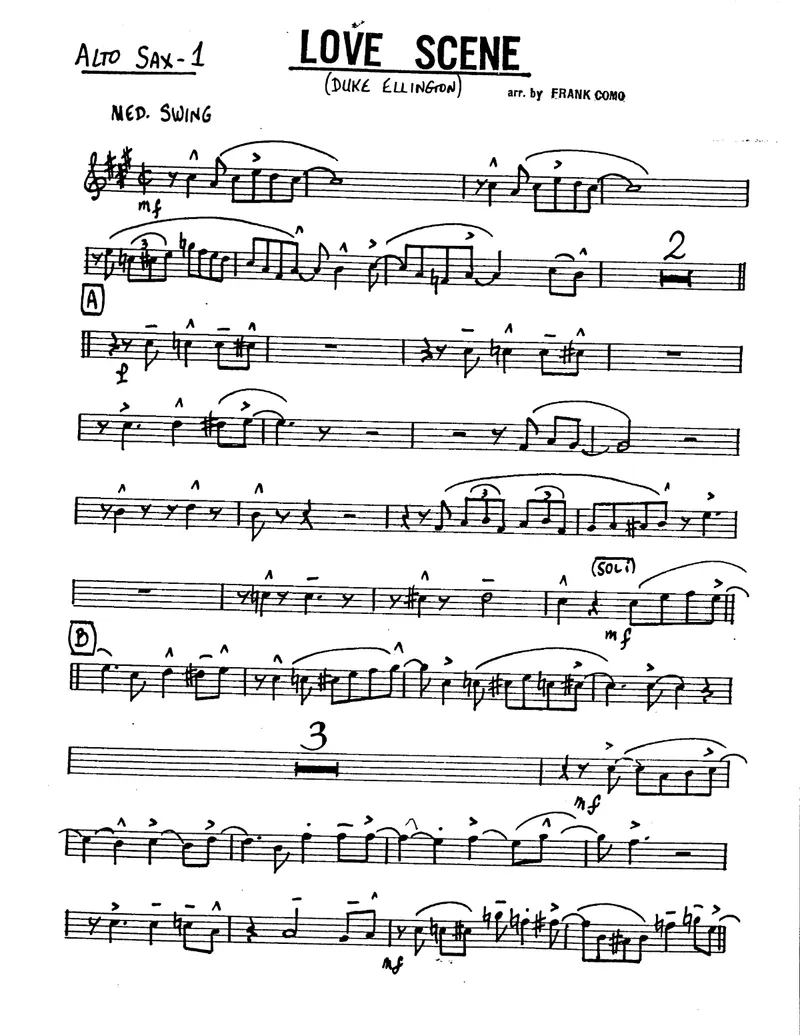 Love Scene score preview