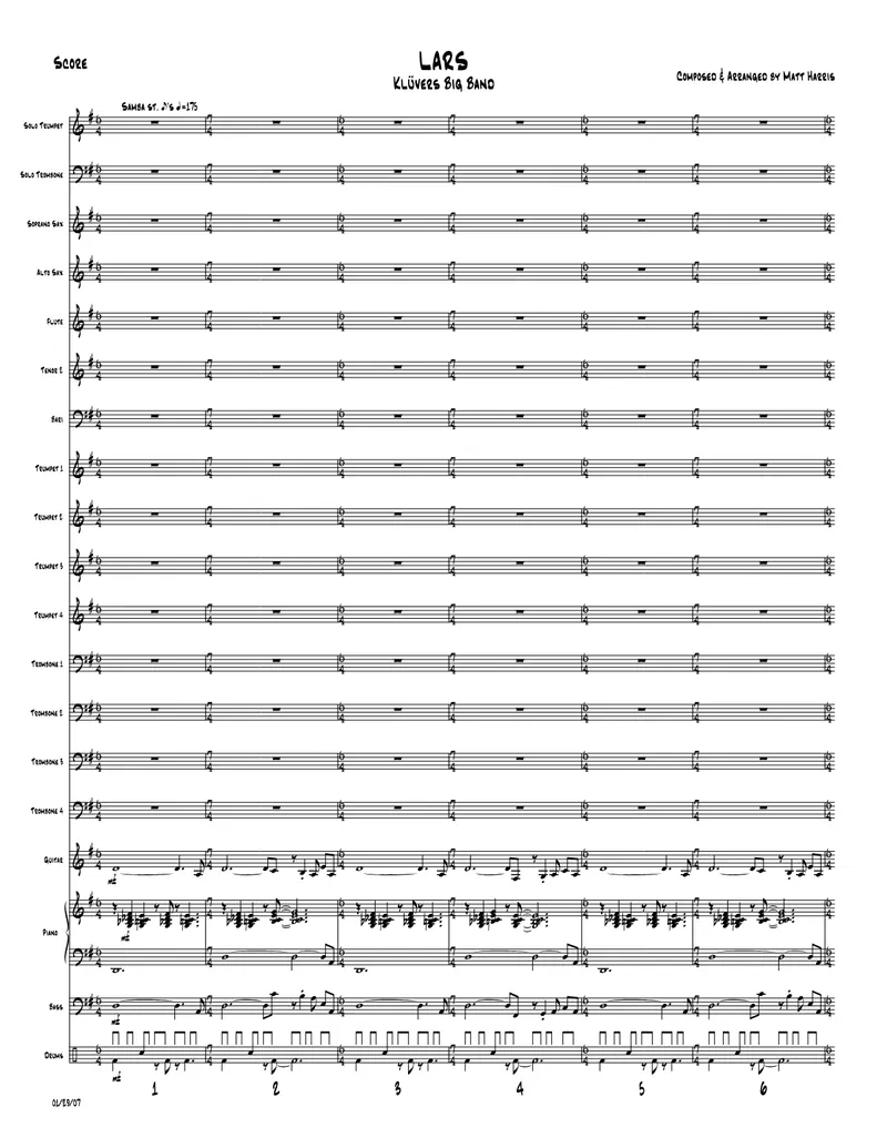 Lars score preview