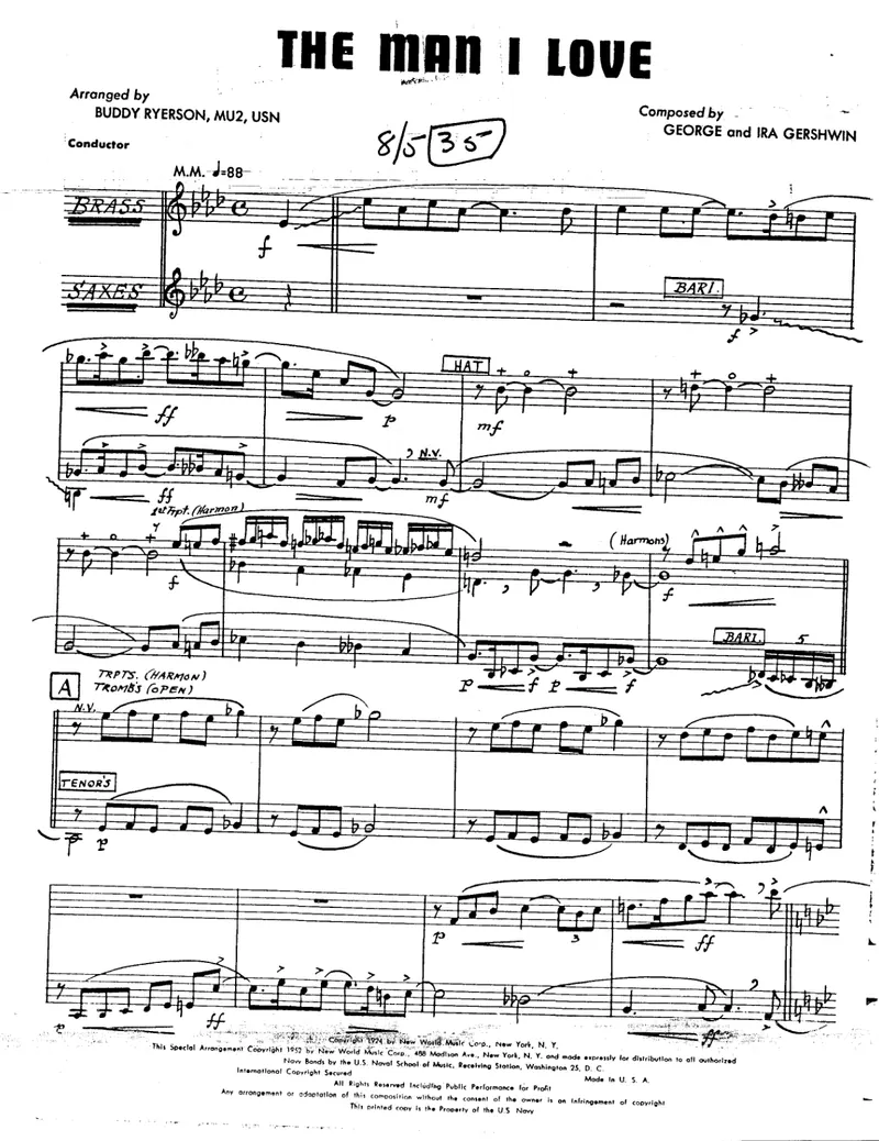 The Man I Love score preview