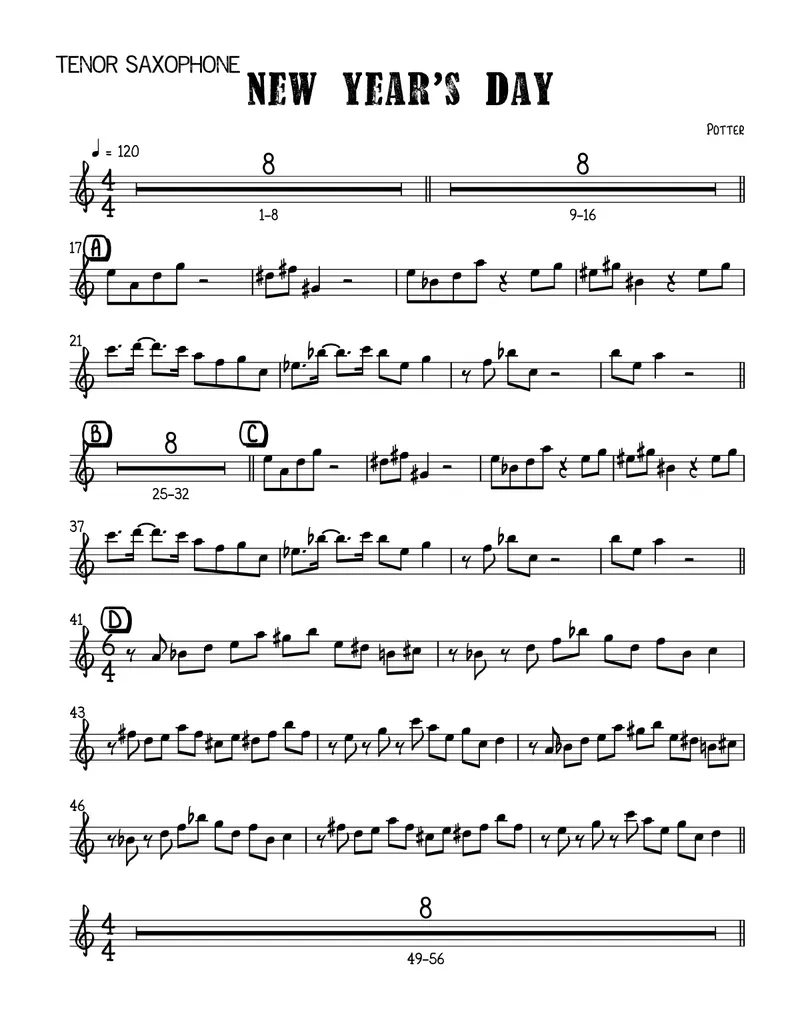 New Year's Day score preview