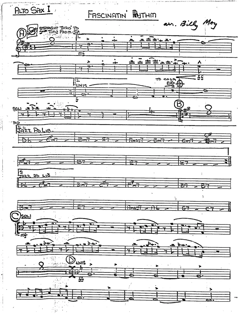 Fascinating Rhythm score preview