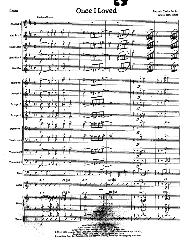 Once I Loved score preview
